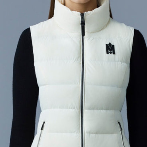 MACKAGE GISELA CREAM XS - BRAND NEW LADIES DOWN VEST - Picture 3 of 8
